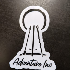 Adventure Inc Sticker